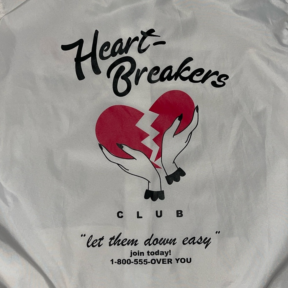 Heart Breakers Club rain jacket Large